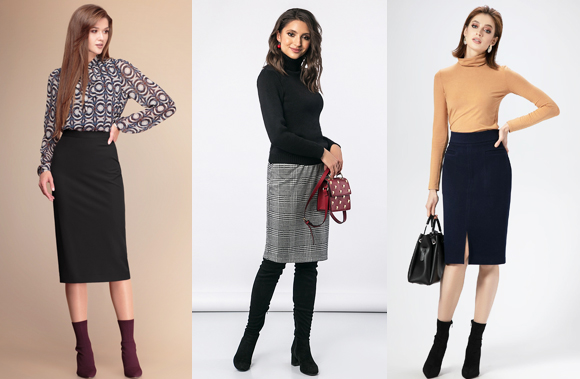 Юбки прямого кроя