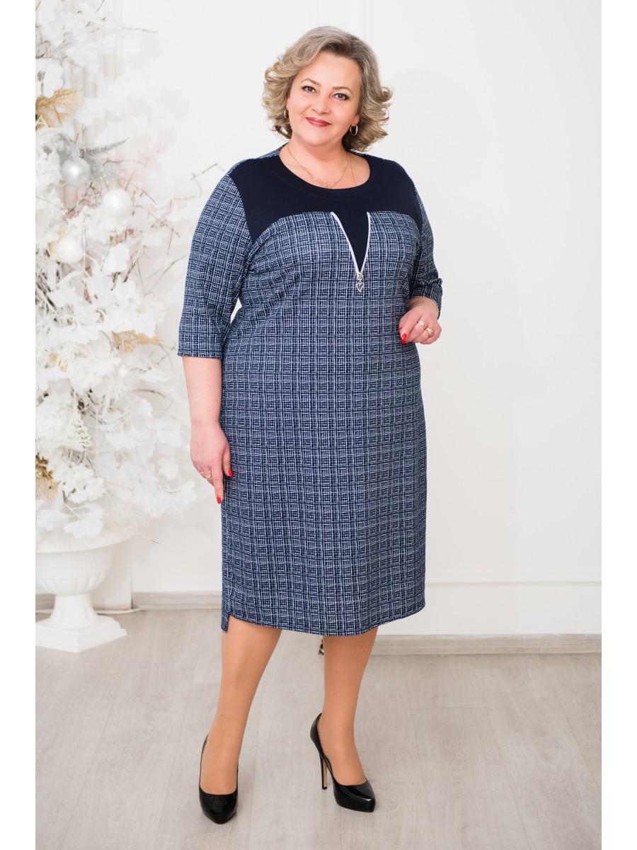 Платье с принтом