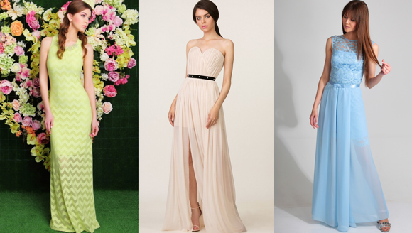 длинные платья в пол для высоких девушек