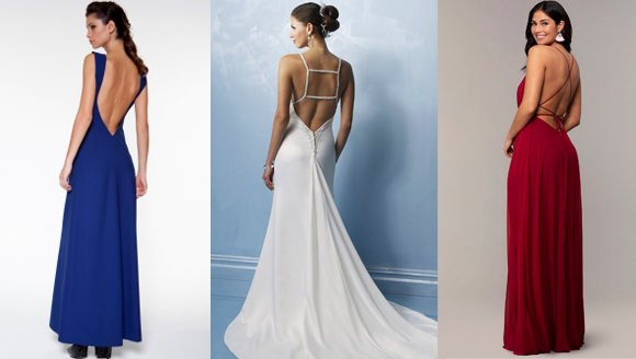 Платья с открытой спиной