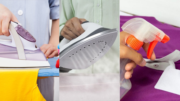 Три способа глажки вещей