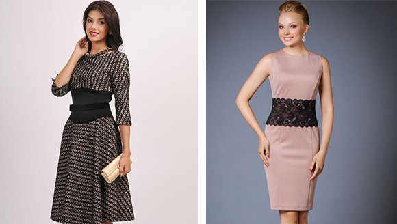 Удлинить платье на талии