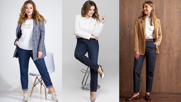 джинсы прямого кроя