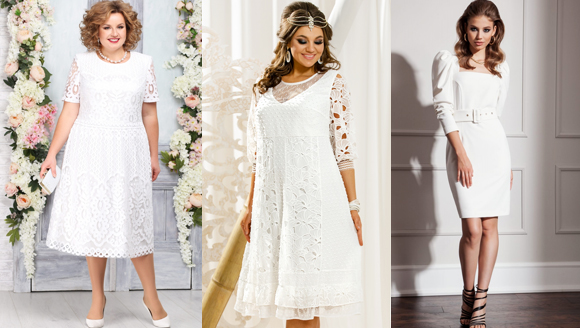 белое платье на новый год