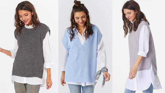 жилетки в многослойном образе