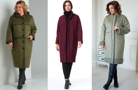 Пальто о-силуэта