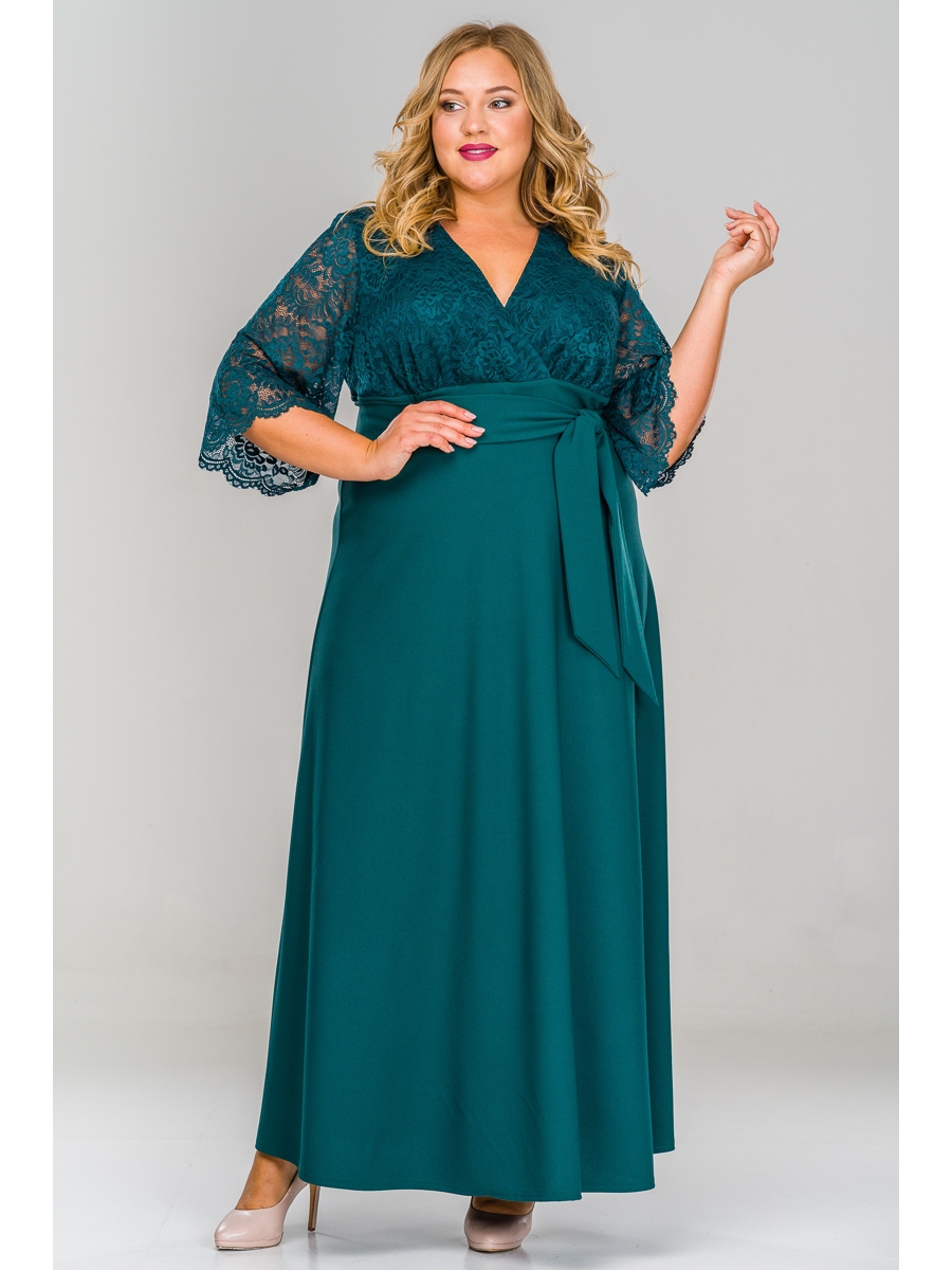 платье с V-образным вырезом