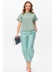 Брючный костюм артикул: 1090 мята от Anastasia - вид 16