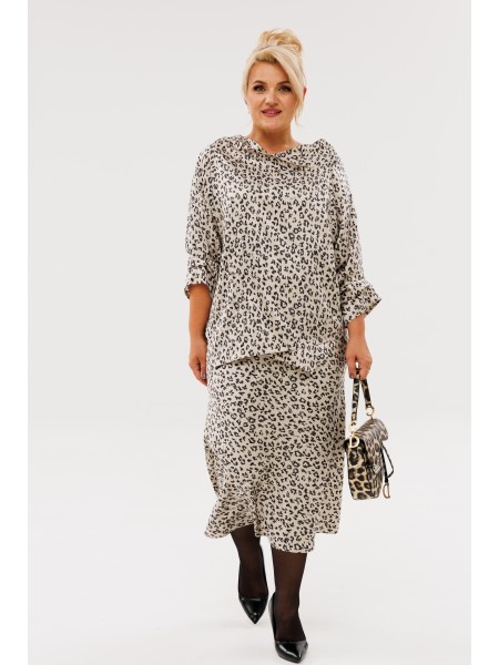 1158 платина (анималистический принт)