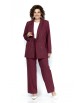 Брючный костюм артикул: 1155 маджента меланж от Anastasia - вид 3