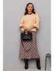 Юбочный костюм артикул: 1174 слоновая кость/клетка от Anastasia - вид 7