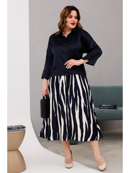 1196 синий/молочный