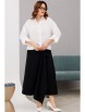 Юбочный костюм артикул: 1200 молочный/черный от Anastasia - вид 10
