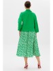 Юбочный костюм артикул: 1198 зеленый/принт от Anastasia - вид 2
