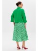 Юбочный костюм артикул: 1198 зеленый/принт от Anastasia - вид 7