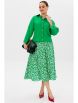 Юбочный костюм артикул: 1198 зеленый/принт от Anastasia - вид 11