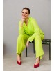 Брючный костюм артикул: 1209 лаймовый от Anastasia - вид 13