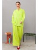 Брючный костюм артикул: 1209 лаймовый от Anastasia - вид 1