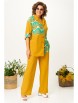 Брючный костюм артикул: 1215 горчица от Anastasia - вид 1