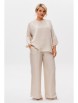 Брючный костюм артикул: 1228 жемчужный от Anastasia - вид 5