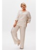 Брючный костюм артикул: 1228 жемчужный от Anastasia - вид 9