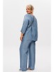 Брючный костюм артикул: 1228 голубой жемчуг от Anastasia - вид 5