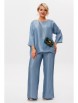 Брючный костюм артикул: 1228 голубой жемчуг от Anastasia - вид 8