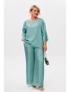 Брючный костюм артикул: 1228 изумрудный жемчуг от Anastasia - вид 5