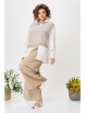 Брючный костюм артикул: 1242 молочно-бежевый от Anastasia - вид 8