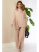 Брючный костюм артикул: К976 бежевый от Anastasia - вид 5