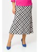 Юбка артикул: 1279 черно-белый (клетка) от Anastasia - вид 1