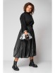 Юбочный костюм артикул: 1283 черный от Anastasia - вид 8