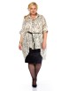 Юбочный костюм артикул: 1260.1 молочный/черный от Anastasia - вид 4