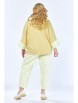 Брючный костюм артикул: 1223 светло-лимонный от Anastasia - вид 2