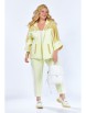 Брючный костюм артикул: 1223 светло-лимонный от Anastasia - вид 19