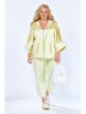 Брючный костюм артикул: 1223 светло-лимонный от Anastasia - вид 1