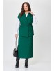 Юбочный костюм артикул: 1171.1 зеленый от Anastasia - вид 24