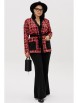 Брючный костюм артикул: 1291 черно-розовый от Anastasia - вид 6