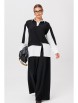 Брючный костюм артикул: 1242.2 черно-белый от Anastasia - вид 10
