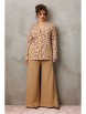 Брючный костюм артикул: 1292.1 бежевый от Anastasia - вид 4