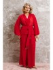 Брючный костюм артикул: 1063.1 рубиновый красный от Anastasia - вид 11