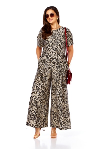 2411/19 леопард беж+черный