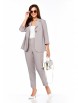 Брючный костюм артикул: 2507/2 пепельно-серый от TAITA PLUS - вид 5