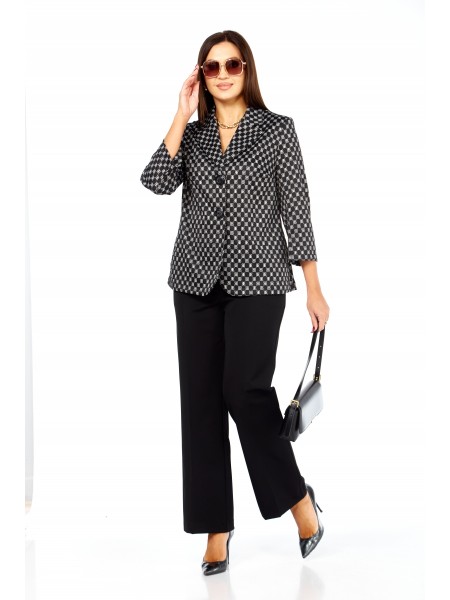 2523 черно-белый, черный