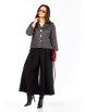 Брючный костюм артикул: 2527 черный от TAITA PLUS - вид 9