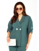 Брючный костюм артикул: 2329/20 бирюза от TAITA PLUS - вид 3