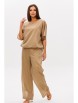 Брючный костюм артикул: 4783 золотисто-оливковый от Фантазия Мод - вид 5
