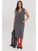 Юбочный костюм артикул: 4954 серый от Фантазия Мод - вид 3