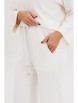 Брючный костюм артикул: 5048 белый от Фантазия Мод - вид 5