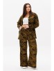 Брючный костюм артикул: 5077 темный хаки от Фантазия Мод - вид 6